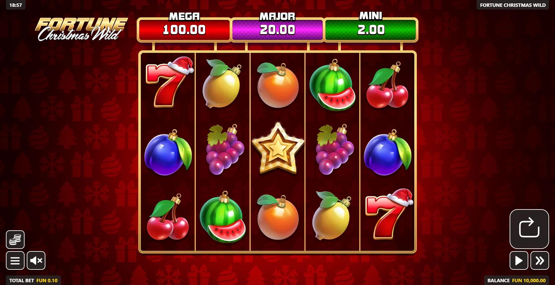 Fortune Christmas Wild slot gameplay screenshot
