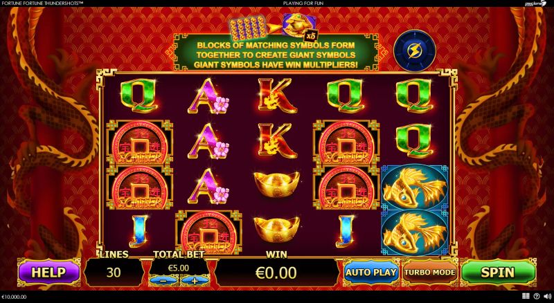 Fortune Fortune Thundershots gameplay screenshot