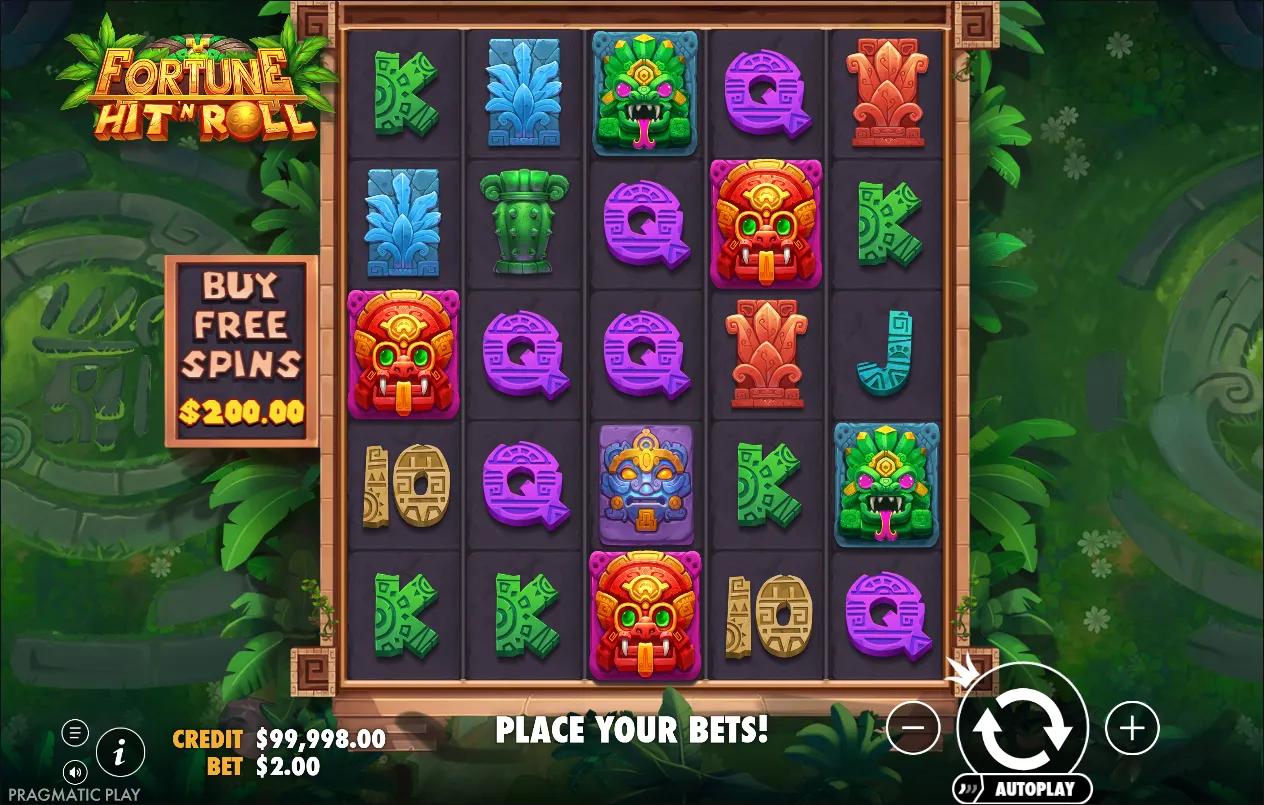 Fortune Hit'n Roll slot gameplay screenshot