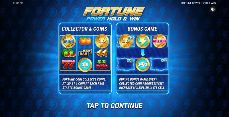Fortune Power: Hold & Win gameplay screenshot