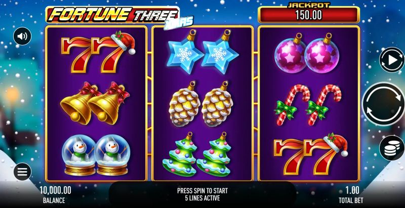 Fortune Three Xmas gameplay screenshot
