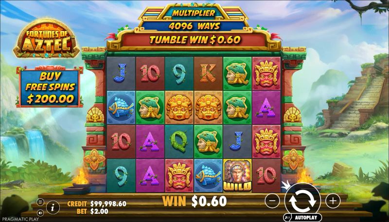 Fortunes of Aztec gameplay screenshot