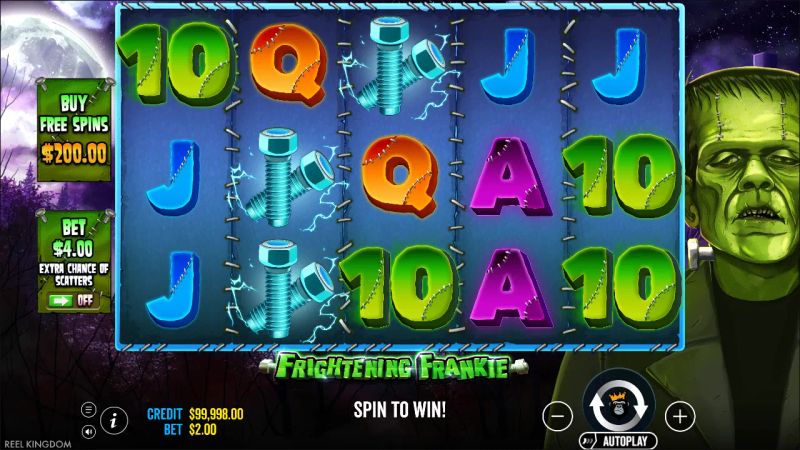 Frightening Frankie gameplay screenshot