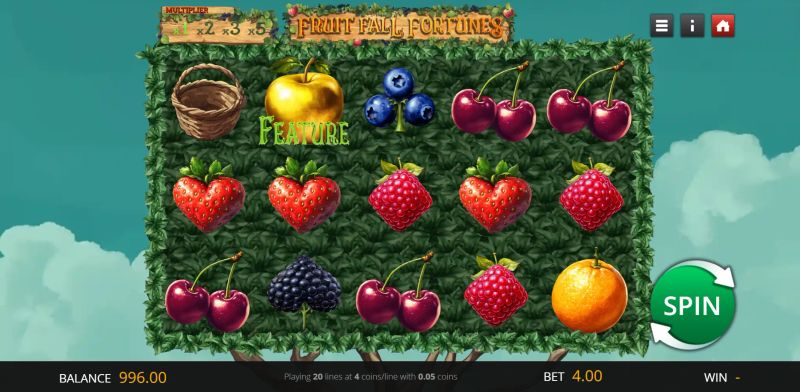 Fruit Fall Fortunes gameplay screenshot