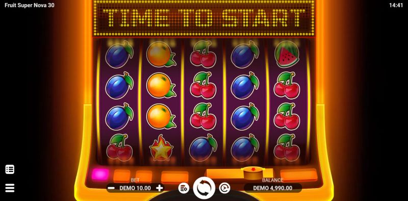 Fruit Super Nova 30 gameplay screenshot