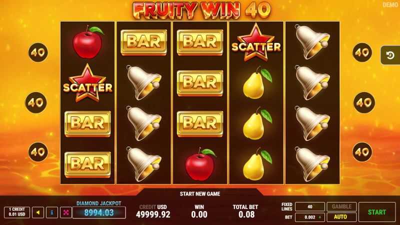 Fruity Win 40 gameplay screenshot