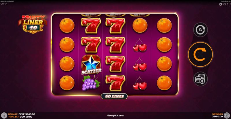 Fruityliner 40 gameplay screenshot