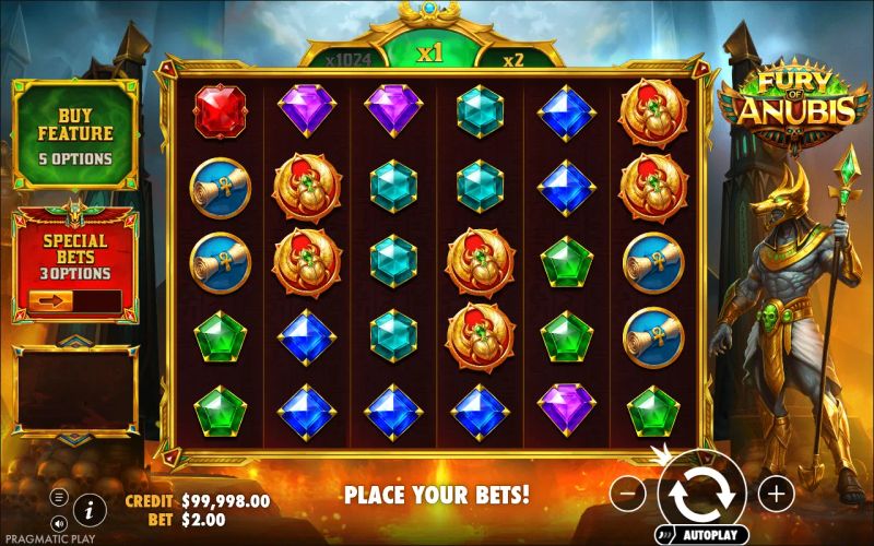 Fury of Anubis gameplay screenshot