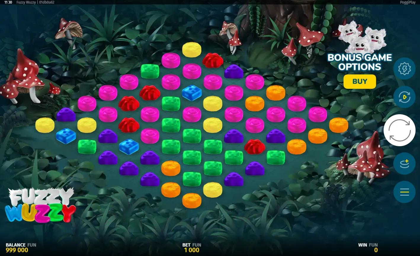 Fuzzy Wuzzy slot gameplay screenshot