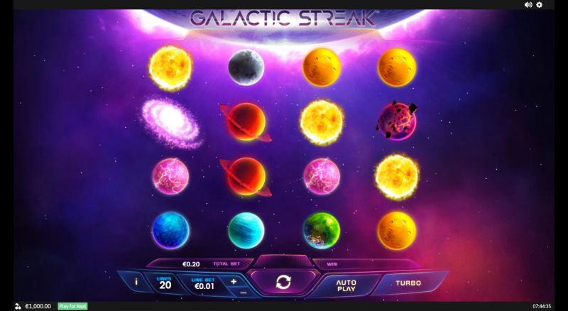 Galactic Streak gameplay screenshot
