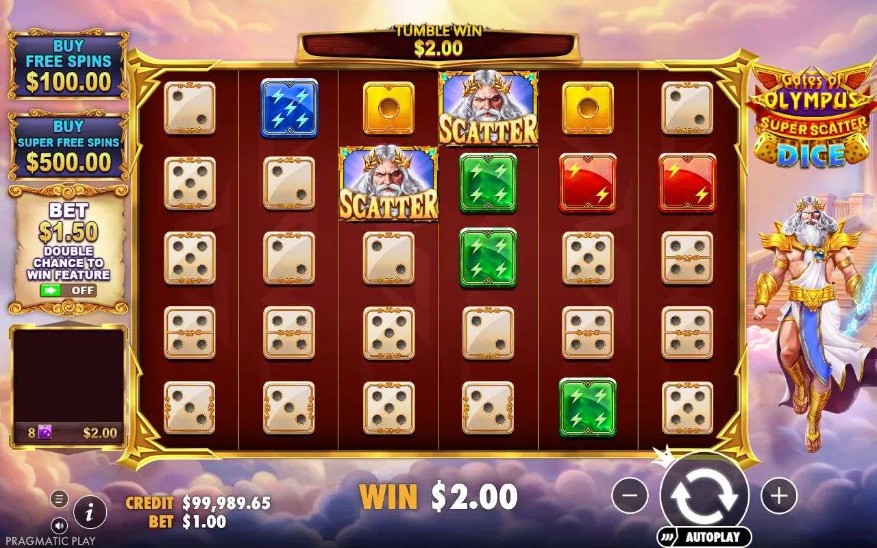 Gates of Olympus Super Scatter Dice - screenshot 4