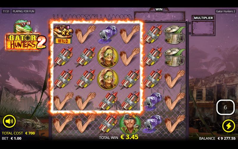 Gator Hunters 2: tela do jogo