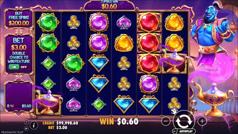 Genie's Gem Bonanza gameplay screenshot
