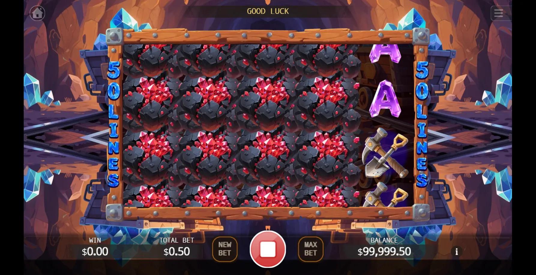 Genius Miner slot gameplay screenshot