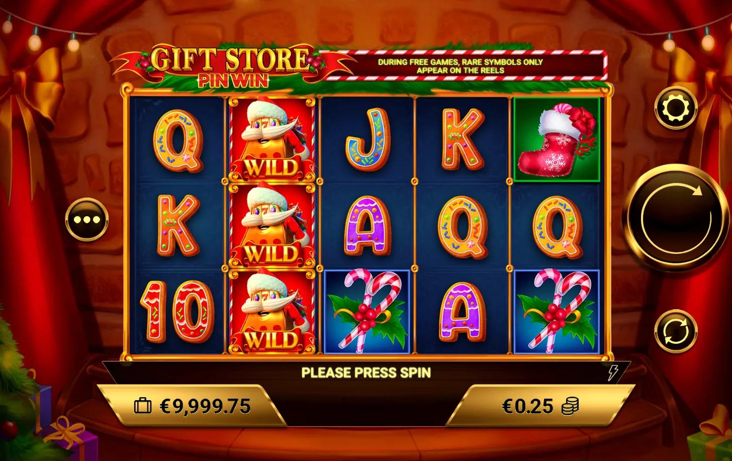 Gift Store slot gameplay screenshot