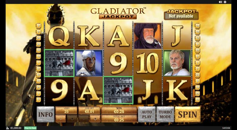 Gladiator Jackpot gameplay screenshot
