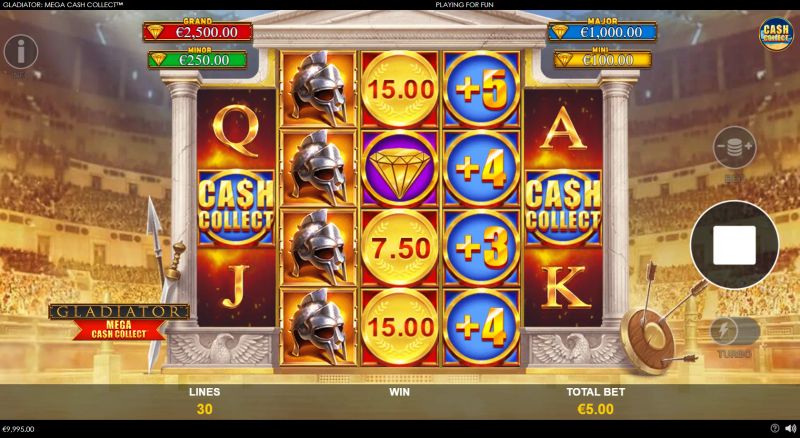 Gladiator: Mega Cash Collect gameplay screenshot