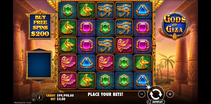 Gods of Giza gameplay screenshot