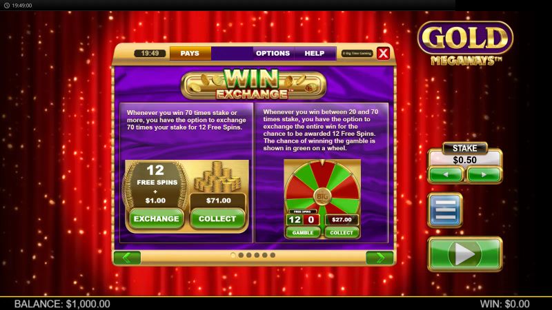 Gold Megaways gameplay screenshot