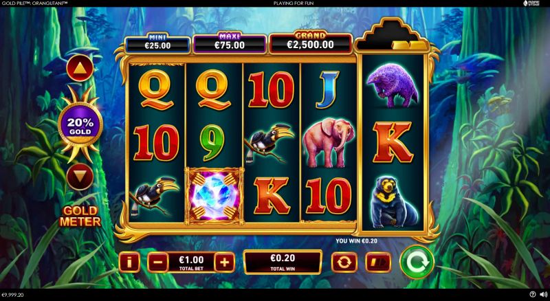 Gold Pile: Orangutan! gameplay screenshot