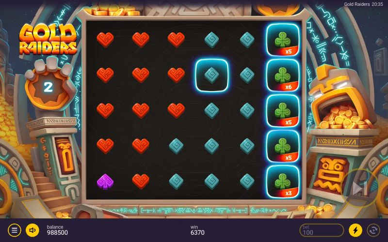 Gold Raiders gameplay screenshot
