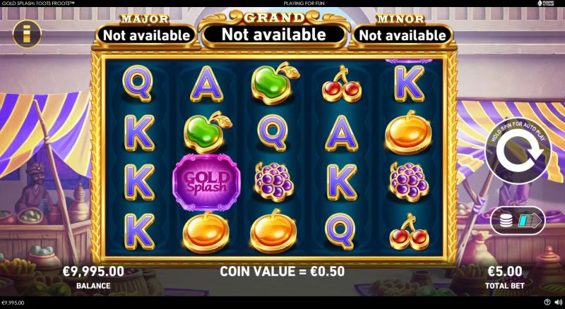 Gold Splash: Toots Froots gameplay screenshot