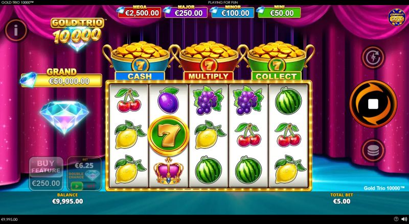 Gold Trio 10000 gameplay screenshot