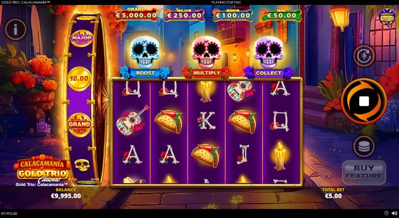 Gold Trio: Calacamania gameplay screenshot