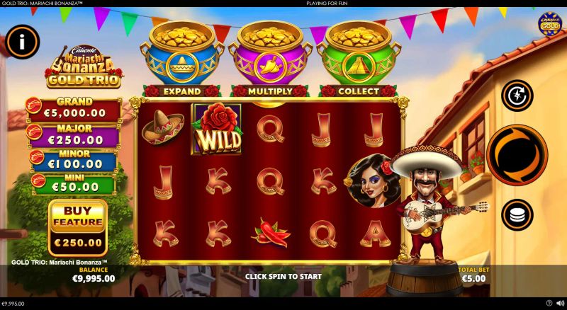 Gold Trio: Mariachi Bonanza gameplay screenshot