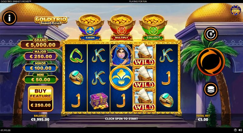 Gold Trio: Sinbad's Riches gameplay screenshot