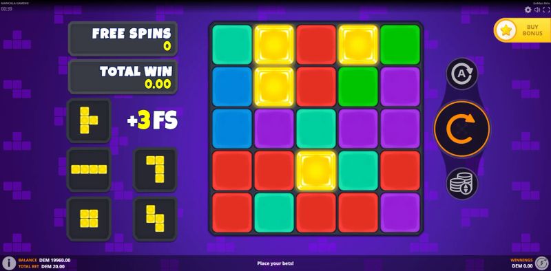 Golden Brix gameplay screenshot