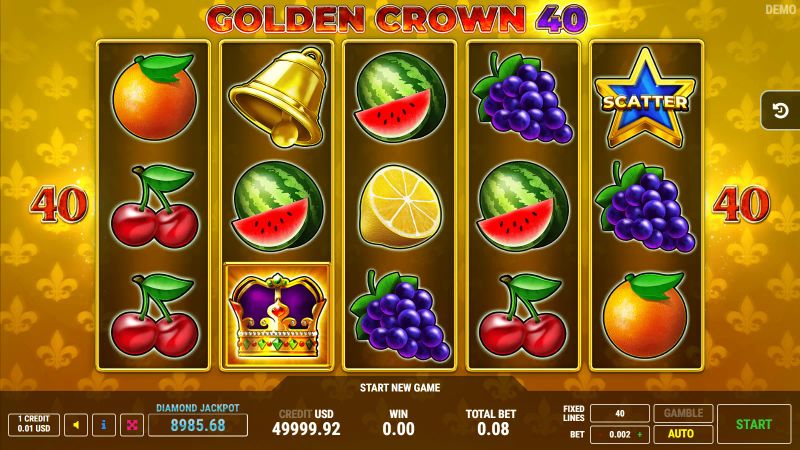 Golden Crown 40 gameplay screenshot