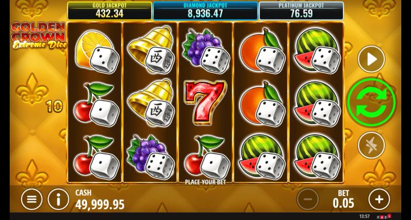 Golden Crown Extreme Dice gameplay screenshot