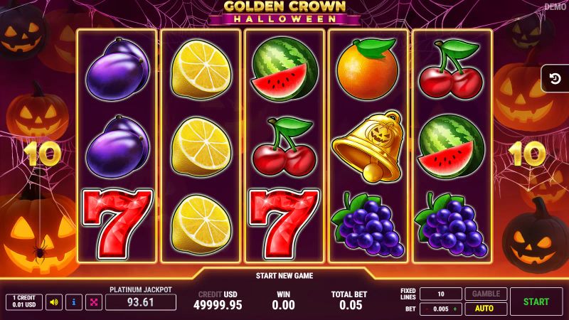 Golden Crown Halloween gameplay screenshot