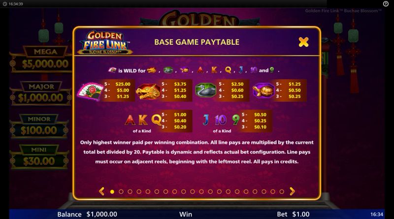 Golden Fire Link - Buchae Blossom gameplay screenshot