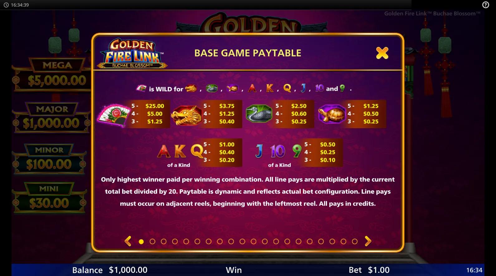 Golden Fire Link - Buchae Blossom gameplay screenshot