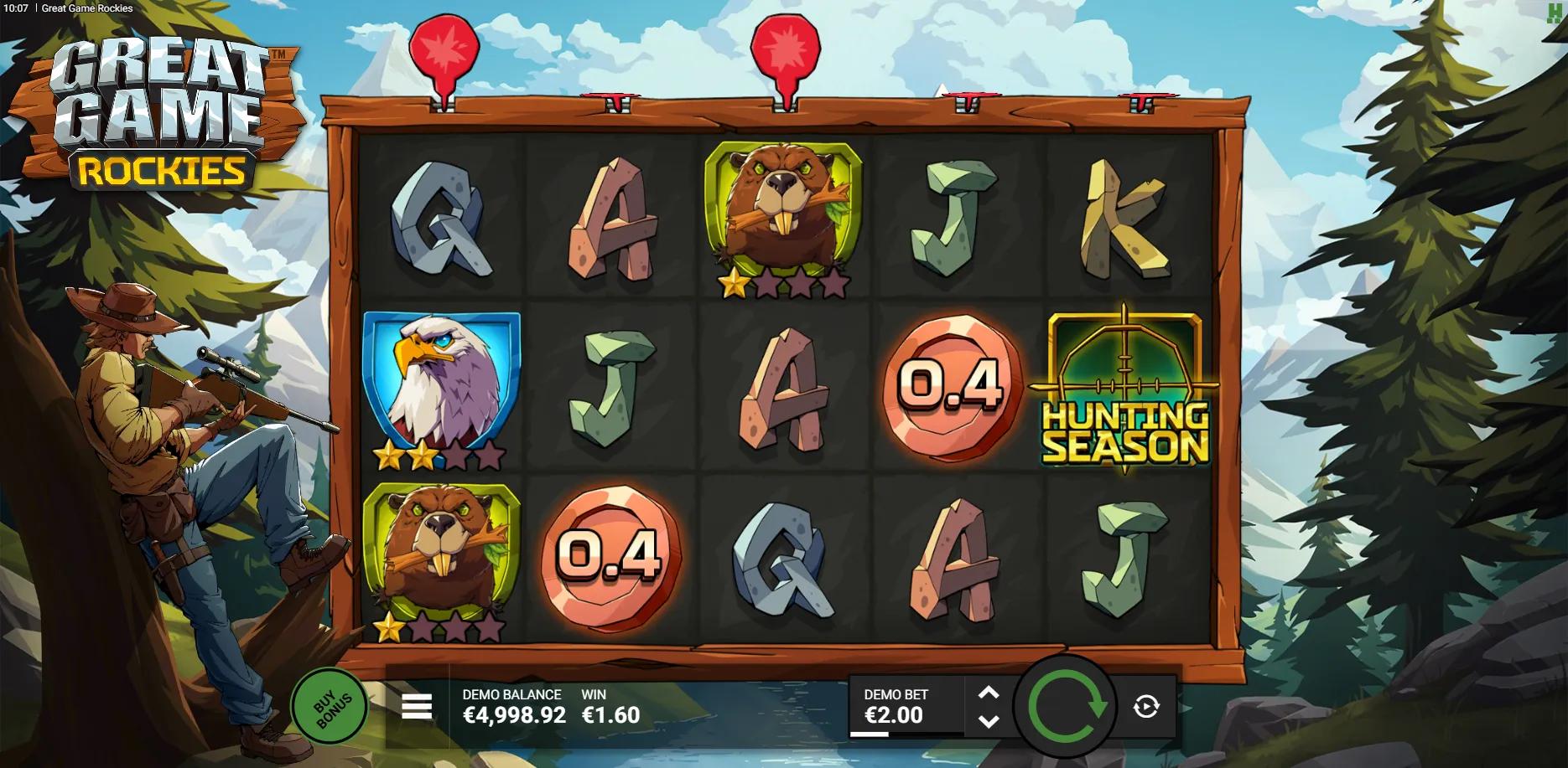 Great Game Rockies slot gameplay screenshot