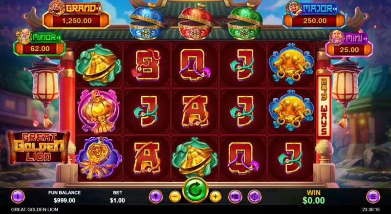 Great Golden Lion gameplay screenshot