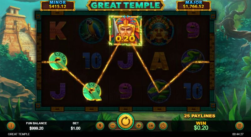 Great Temple gameplay screenshot