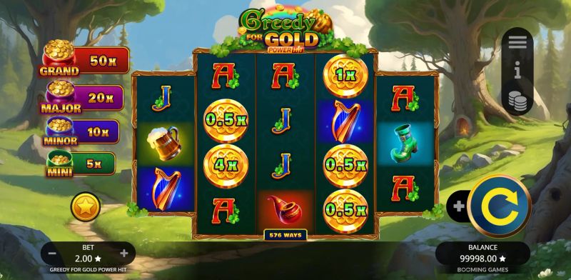 Greedy for Gold Power Hit gameplay screenshot