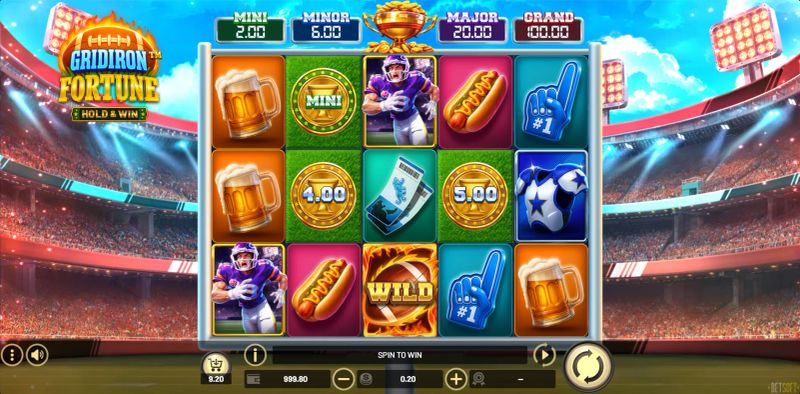 Gridiron Fortune gameplay screenshot