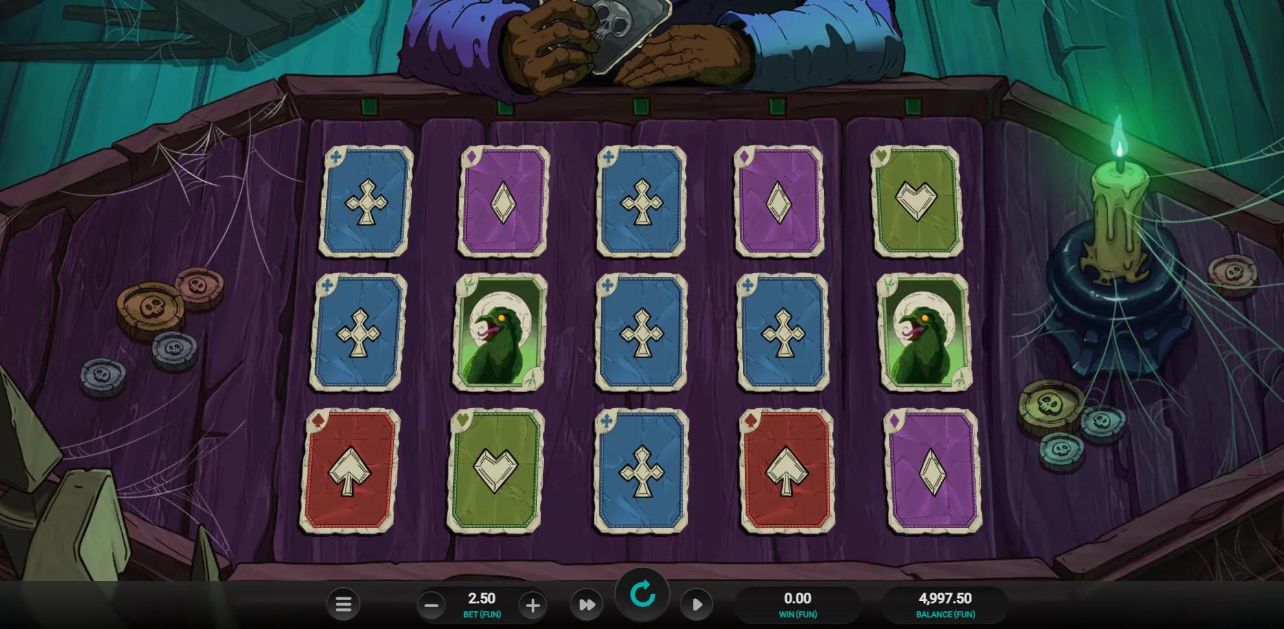 Grim The Splitter Dream Drop slot gameplay screenshot