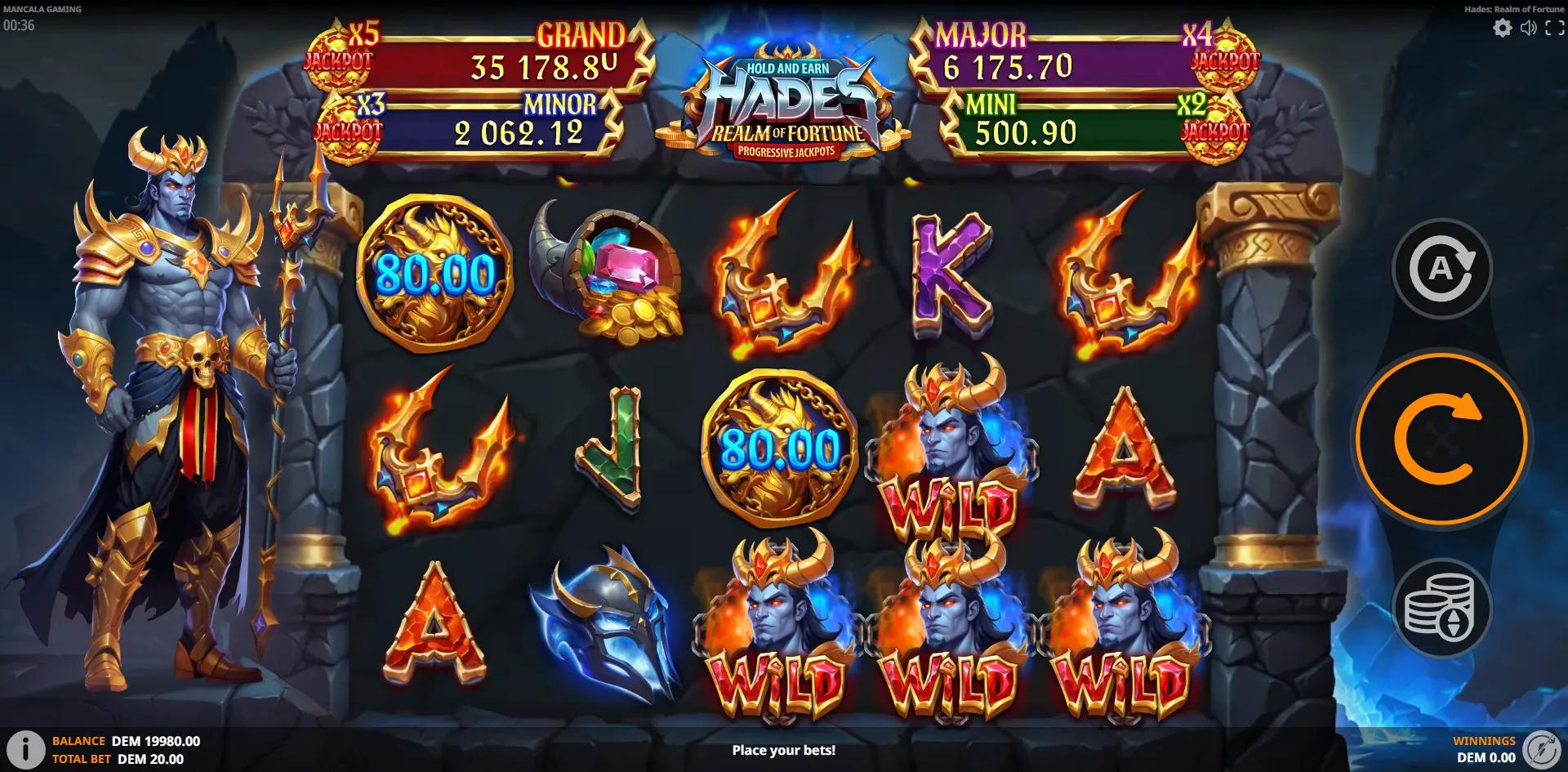 Hades: Realm of Fortune by Mancala Gaming - Gameplay Screenshot