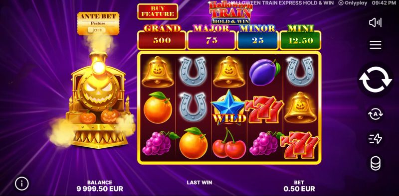 Halloween Train: Hold & Win gameplay screenshot