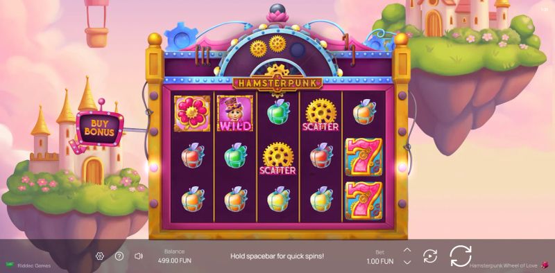 Hamsterpunk Wheel of Love gameplay screenshot