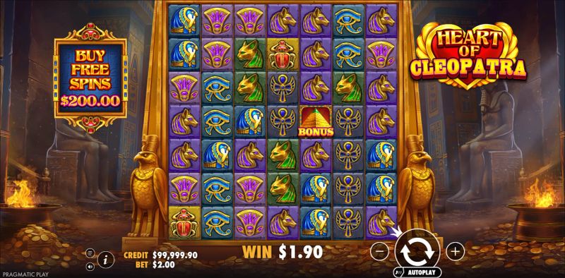 Heart of Cleopatra gameplay screenshot