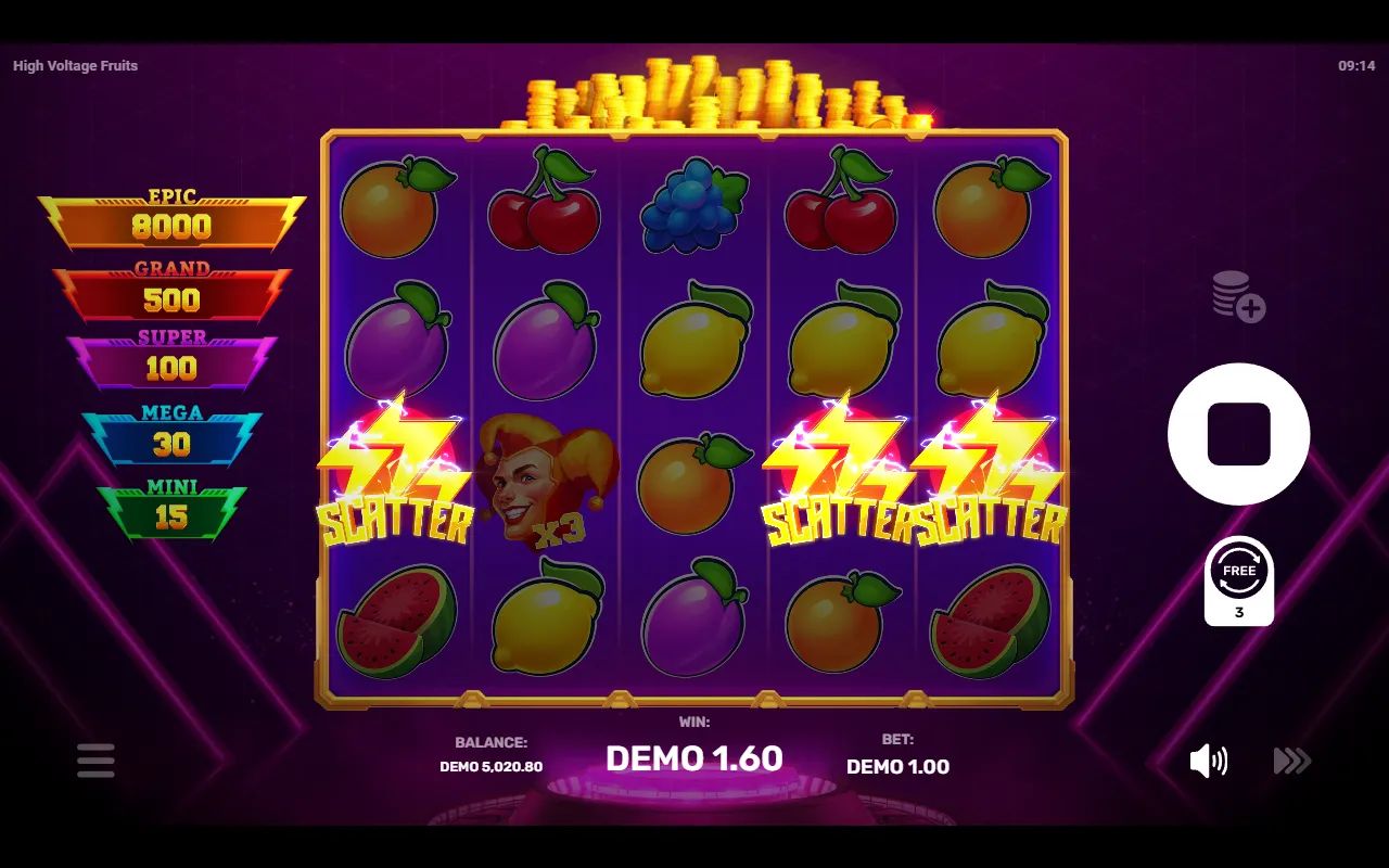 High Voltage Fruits - screenshot 2