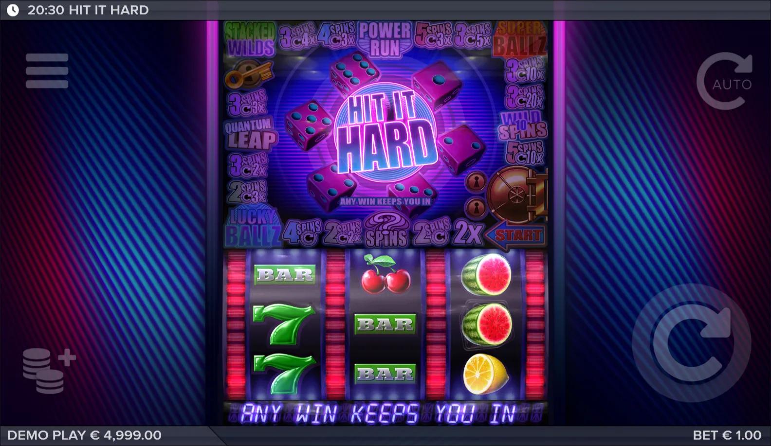 Hit It Hard - Bonus Game active on ELK Studios's Board Game slot