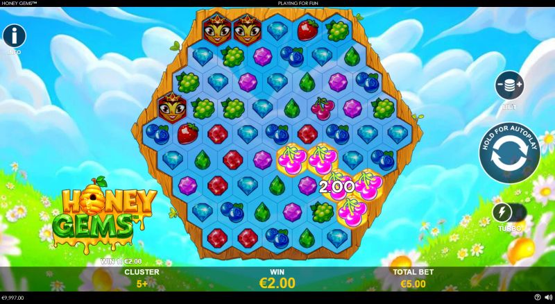 Honey Gems gameplay screenshot