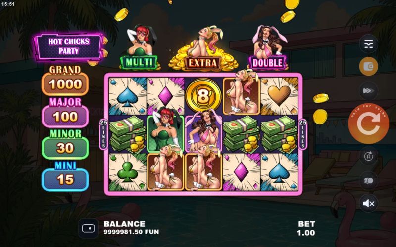 Hot Chicks Party gameplay screenshot